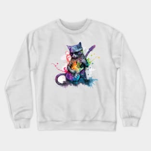 Musical cat Crewneck Sweatshirt